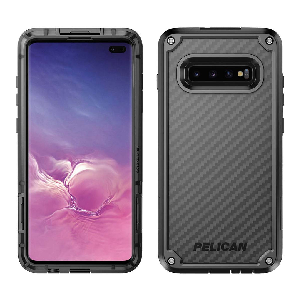 Pelican Shield Case For Samsung Galaxy S10 Plus - Black/Black