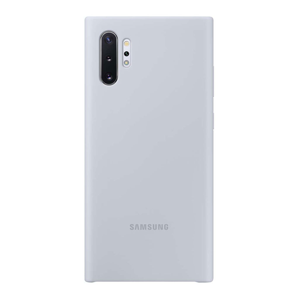 Samsung Silicone Cover For Galaxy Note 10 Plus - Silver