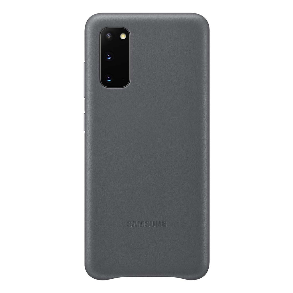 Samsung Leather Cover For Samsung Galaxy S20 - Gray