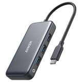 Anker Premium 4-in-1 USB-C Hub - Gray