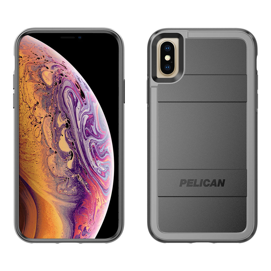 Pelican Protector + AMS For iPhone XS - Black/Light Gray