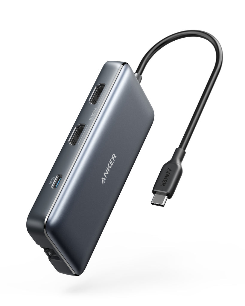 Anker 553 USB-C Powerexpand Media Hub (8-In-1) - Gray