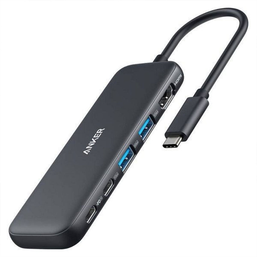 Anker 555 USB-C Hub (8-in-1), with 100W Power Delivery, 4K 60Hz HDMI Port,  10Gbps USB C and 2 A Data Ports, Ethernet microSD SD Card Reader, for