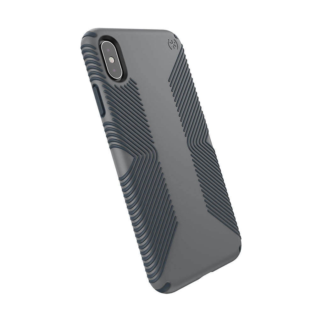 Speck Presidio Grip Case For iPhone XS Max - Graphite Grey/Charcoal Grey