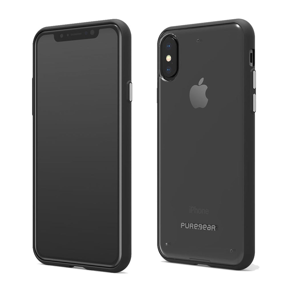 PureGear Slim Shell For iPhone XS - Clear/Black