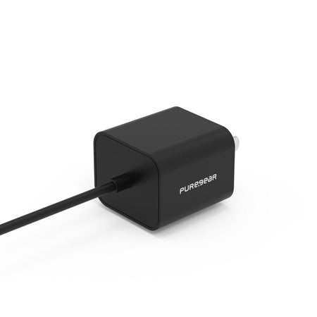 Puregear 12W, 5 Ft. Corded Lightning Wall Charger - Black