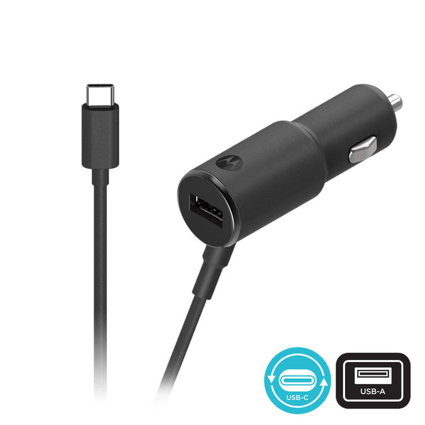 Belkin 2A/36W 2-port USB-C Car Charger - Black