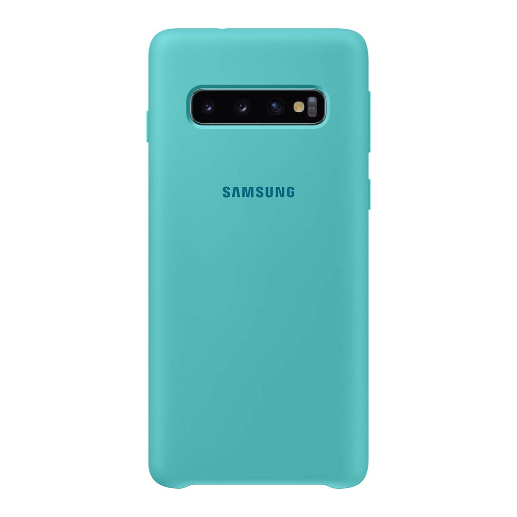 Samsung Silicone Cover For Samsung Galaxy S10 -  Green