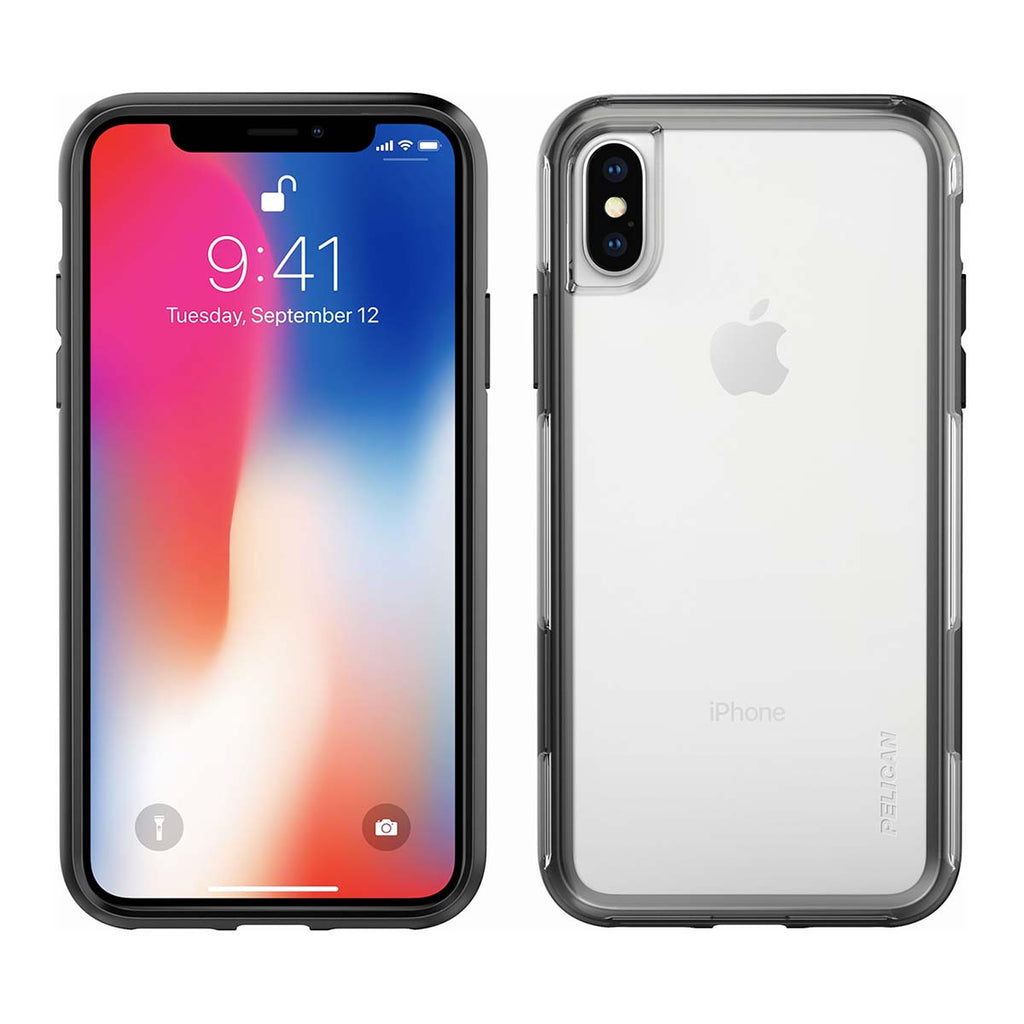 Pelican Adventurer For iPhone X/XS - Clear/Black
