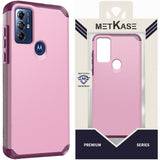 Metkase (Original Series) Tough Shockproof Hybrid For Motorola Moto G Play 5G (2023) - Fruity Wine