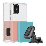 Nimbus9 Ghost 2 Pro Case For Samsung Galaxy S20 Plus - Rose Gold / Turquoise Blue