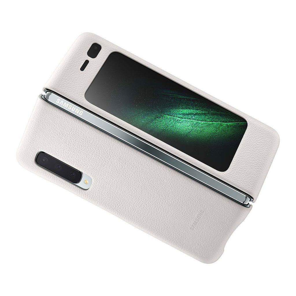 Samsung Leather Cover for Samsung Galaxy Fold -  White