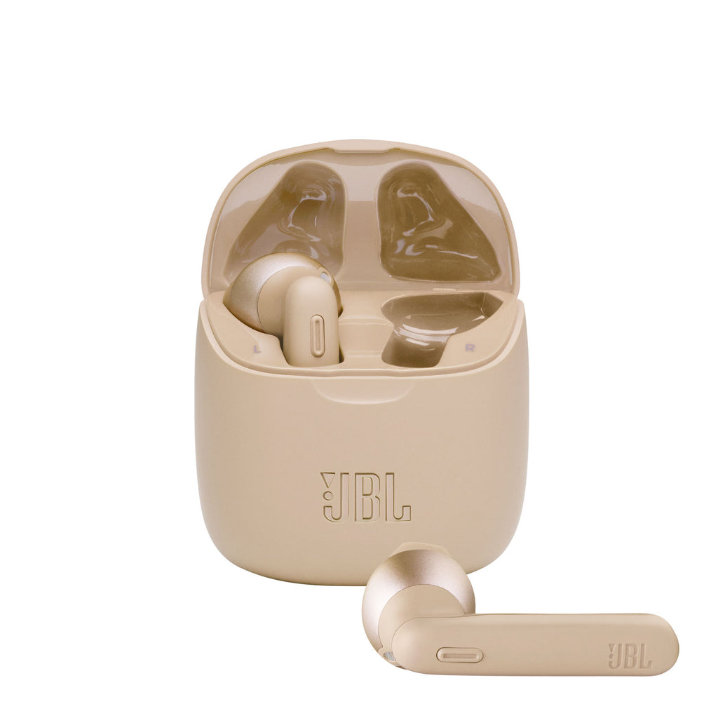 JBL Tune 225TWS True Wireless Earbud Headphones - Gold
