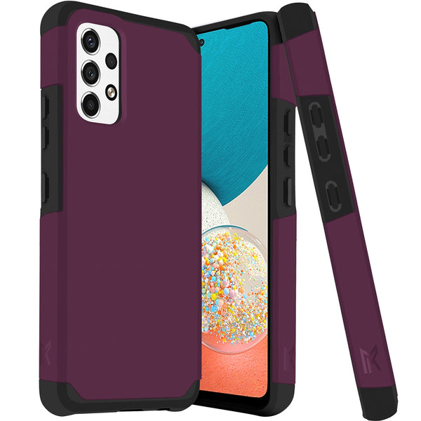 Shockproof Case For Samsung A53 - Magenta Purple - Wild Flag
