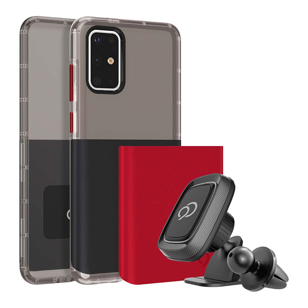 Nimbus9 Ghost 2 Pro Case For Samsung Galaxy S20 - Pitch Black / Crimson