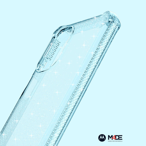 ITSKINS Origin_R Spark Case For Moto G Stylus 5G (2022) 5G - Antimicrobial - Light Blue