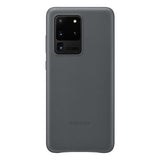 Samsung Leather Cover For Samsung Galaxy S20 Ultra - Gray