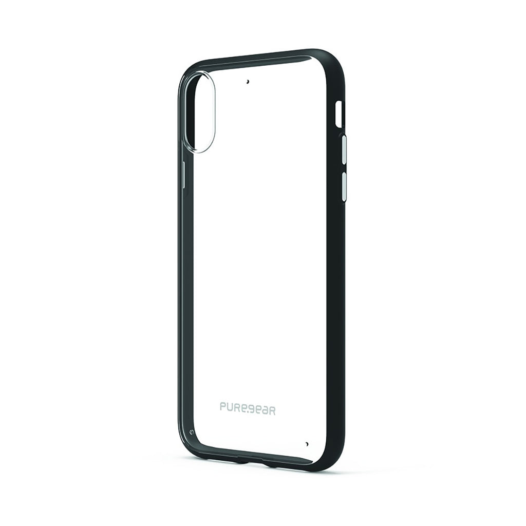 PureGear Slim Shell For iPhone XR - Clear/Black