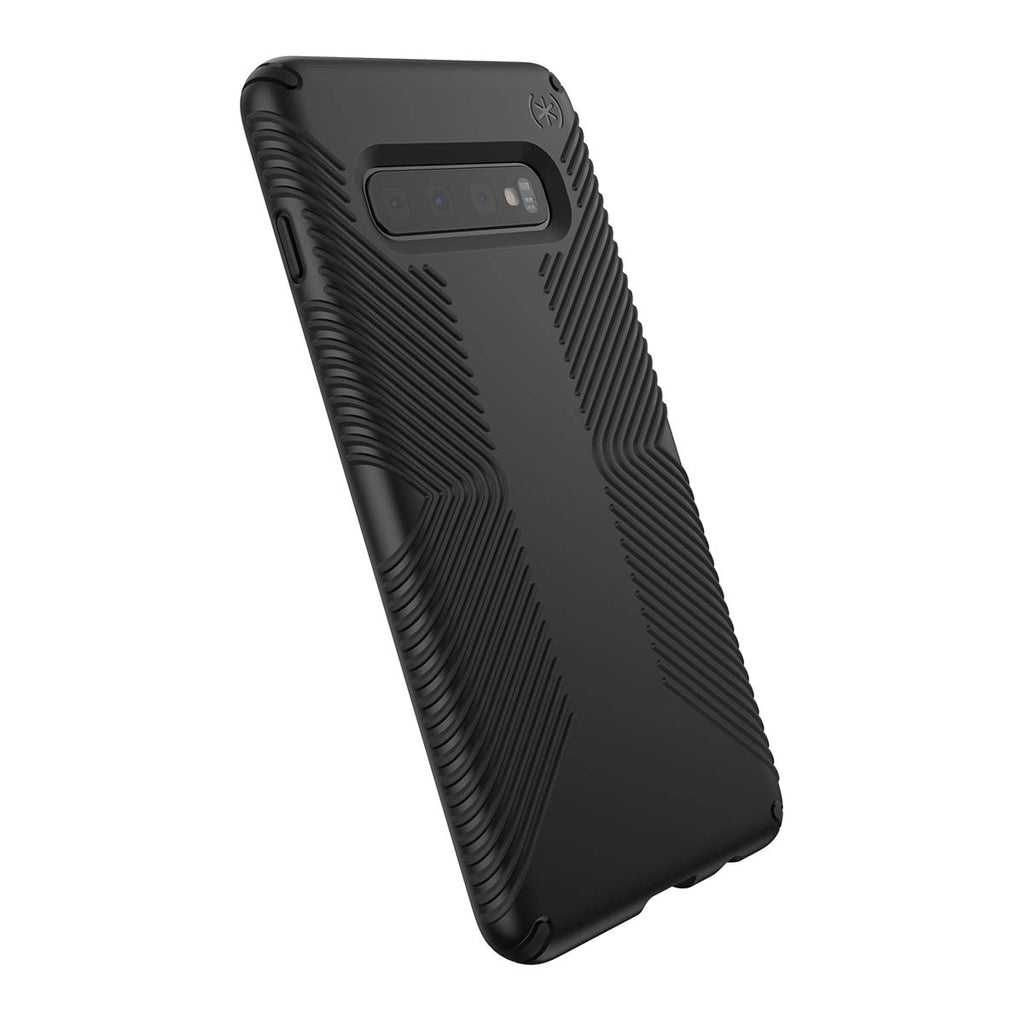 Speck Presidio Grip For Samsung Galaxy S10+ - Black/Black