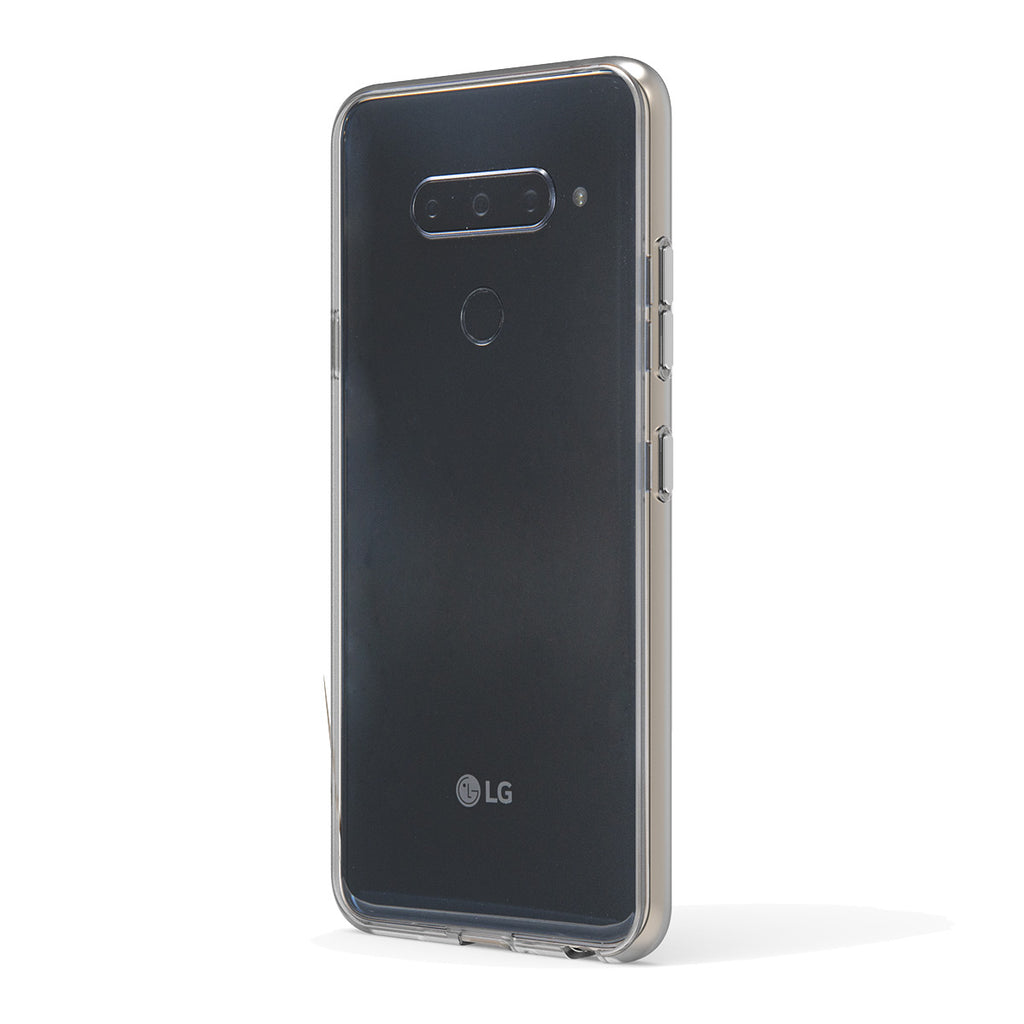 PureGear Slim Shell Case for LG V40 - Clear/Clear