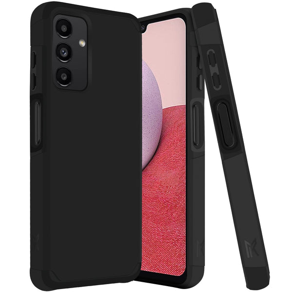 MetKase Tough Strong Hybrid (Magnet Mount Friendly) Case Cover For Samsung A14 5G - Black