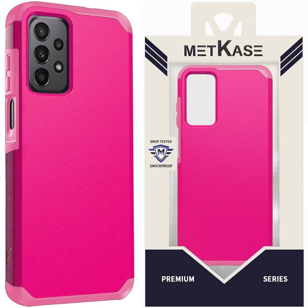 Metkase (Original Series) Tough Shockproof Hybrid For Samsung Galaxy A23 5G - Hot Pink