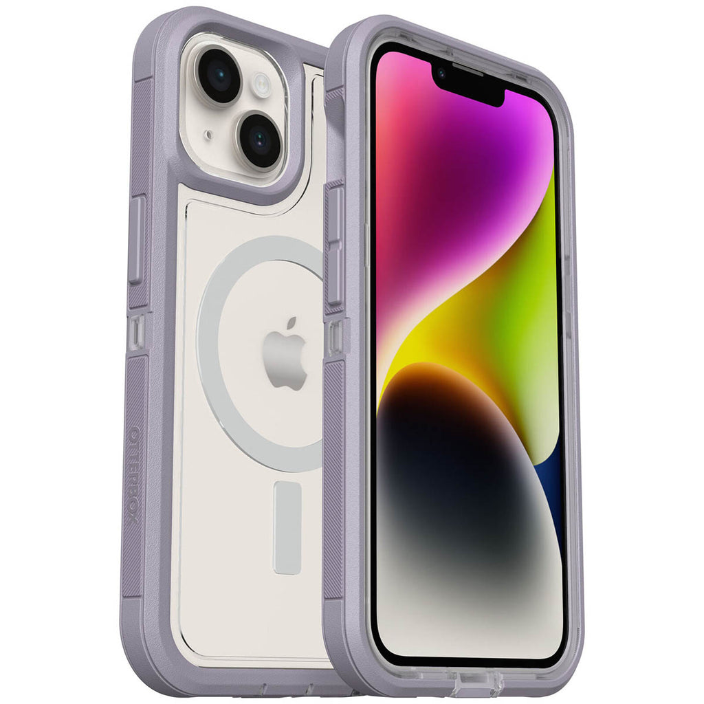 Otterbox Defender XT Clear Series Case For iPhone 13/14 - Lavender Sky