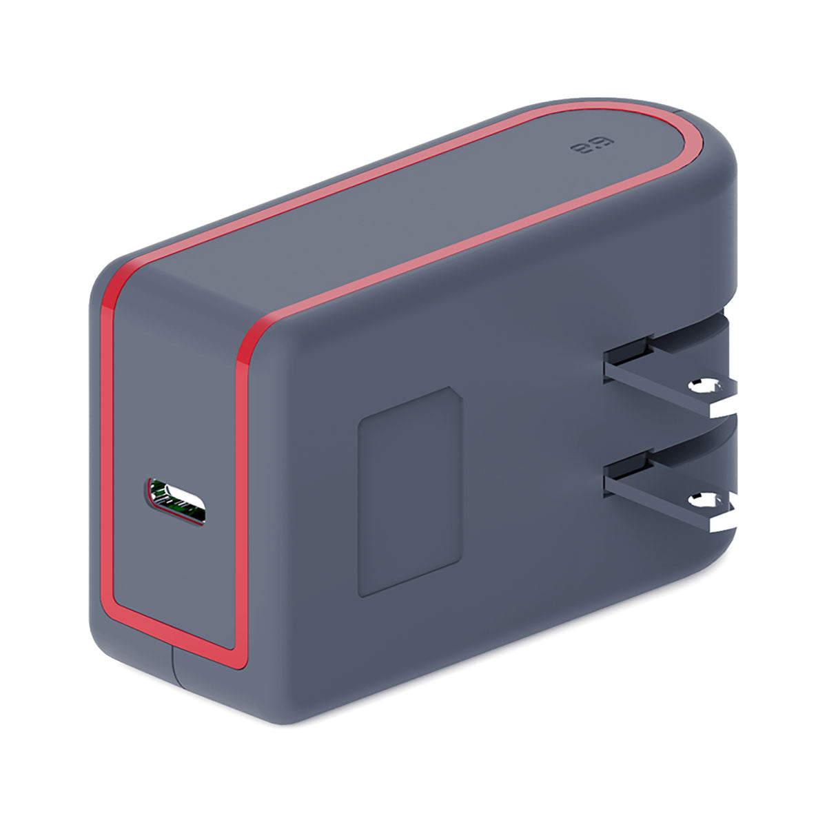 Puregear 24W Universal USB PD Wall Charger - Gray/Red