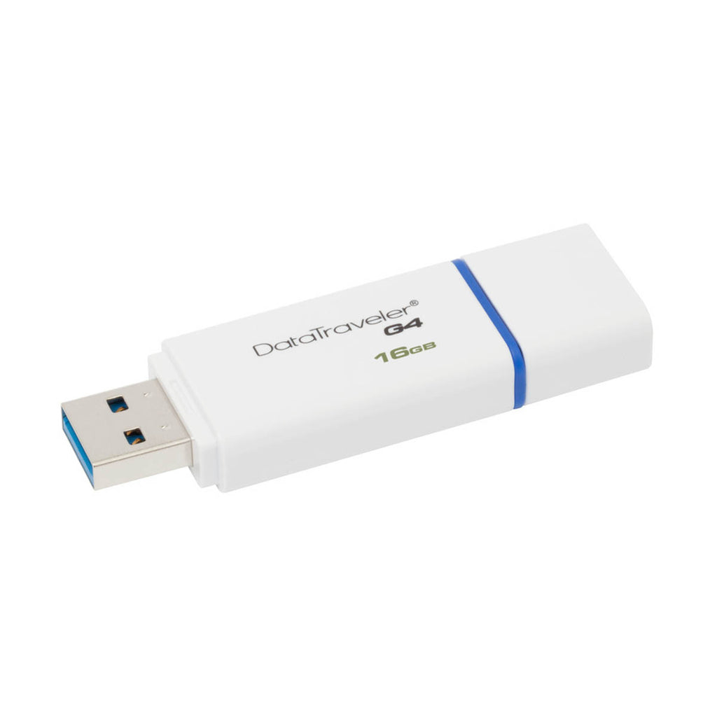 Kingston 16Gb USB 3.0 Datatraveler I G4 (White + Blue)