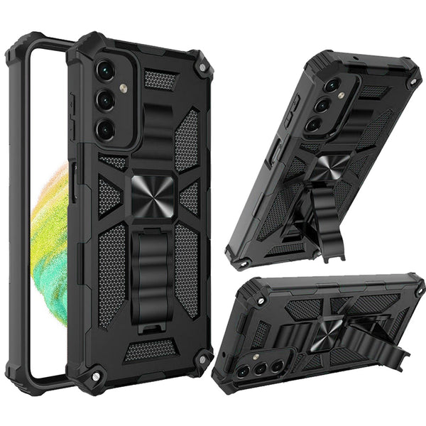 Kickstand Case For Samsung A54 5G - Black - Machine Magnetic Kickstand Wild Flag