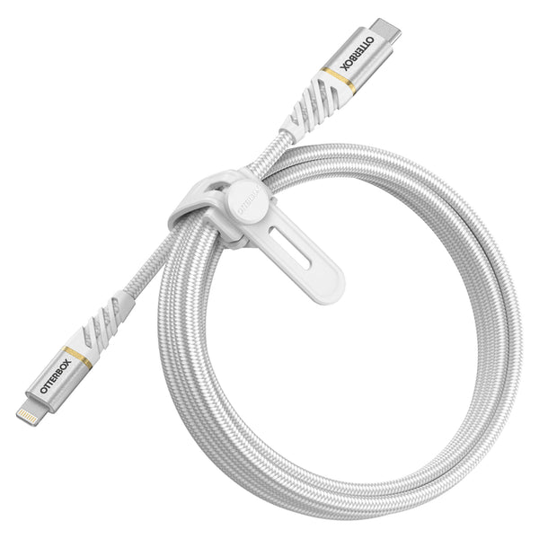 Otterbox SP6 Fast Charge Premium Lightning To USB-C 2M Cable - White