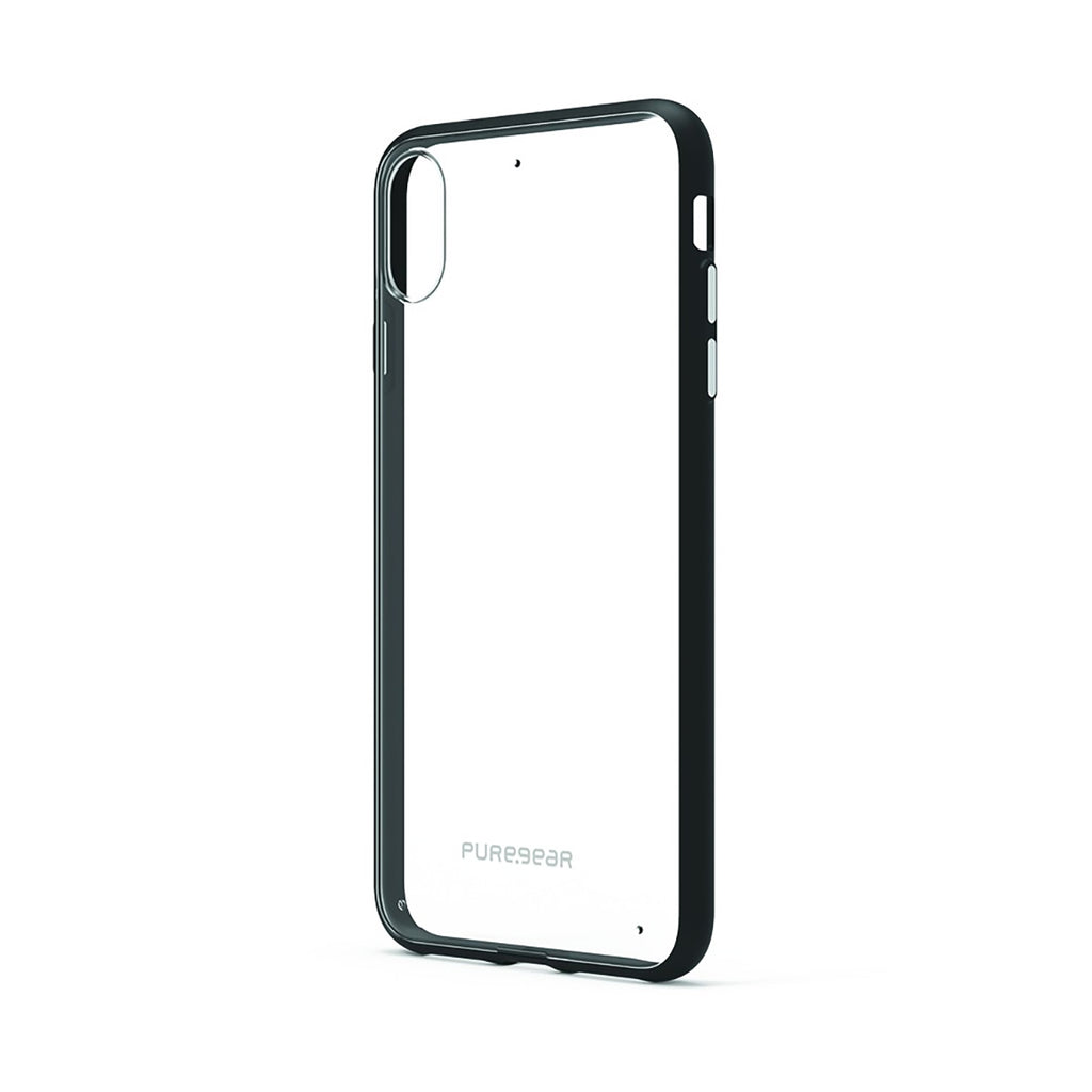 PureGear Slim Shell For iPhone XS Max - Clear/Black