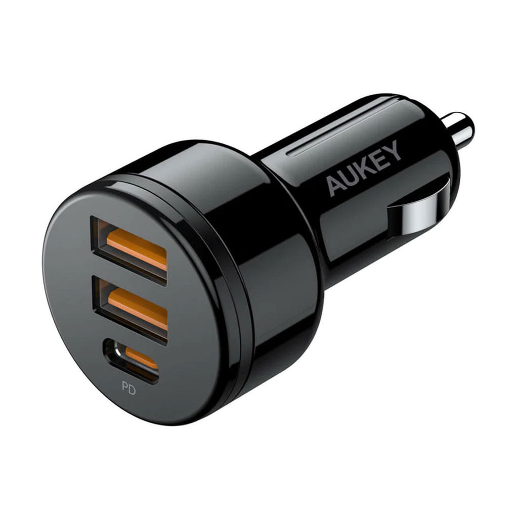 Aukey 36W Dual USB-A/USB-C CAR Charger CC-Y16 - Black