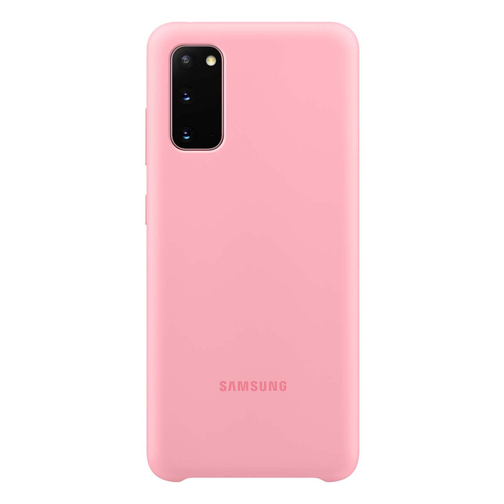 Samsung Silicone Cover For Samsung Galaxy S20 - Pink