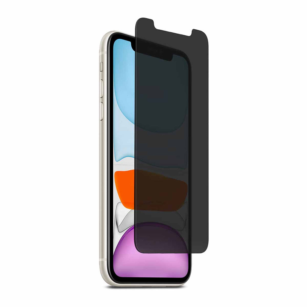 Puregear Privacy HD Glass Screen Protector (With Installation Tray) For iPhone 11