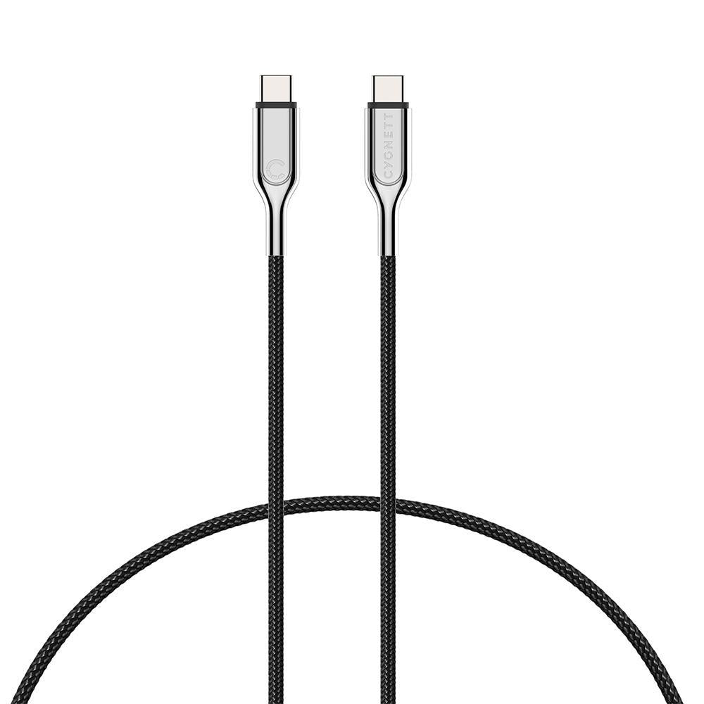 Cygnett Armoured 2.0 USB-C to USB-C  (5A/100W ) Cable 1M - Black