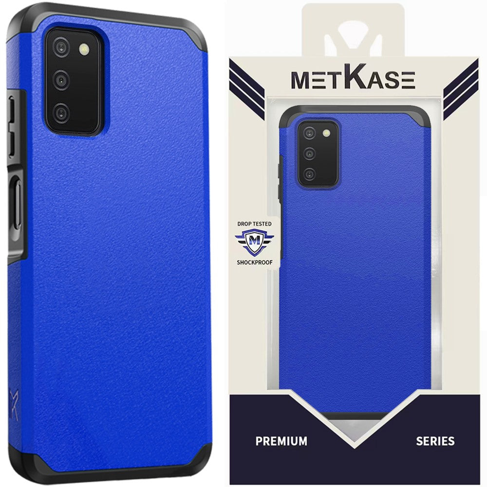 Metkase (Original Series) Tough Shockproof Hybrid For Samsung Galaxy A03s - Cool Blue