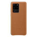 Samsung Leather Cover For Samsung Galaxy S20 Ultra - Brown
