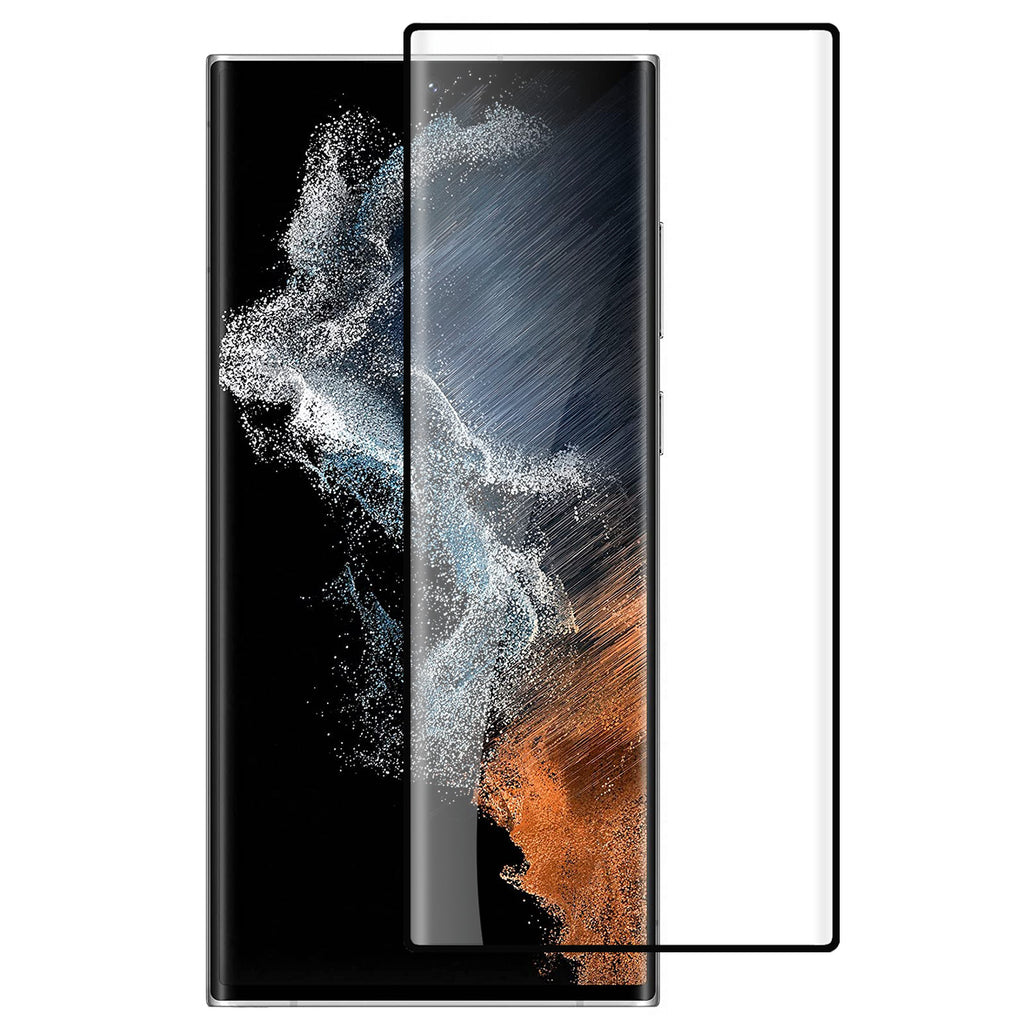 Metkase Premium Screen Tempered Glass For Motorola Edge Plus 2023 - Black Edged
