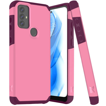 Hybrid (Magnet Mount Friendly) Case For Moto G Play (2023) - Fruity Wine - Tough Strong Wild Flag