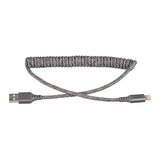 Ventev Helix Lightning Cable 14 Inch - Gray