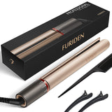 Furiden 2-In-1 Flat Iron Hair Straightener and Curler With Ceramic Tourmaline
