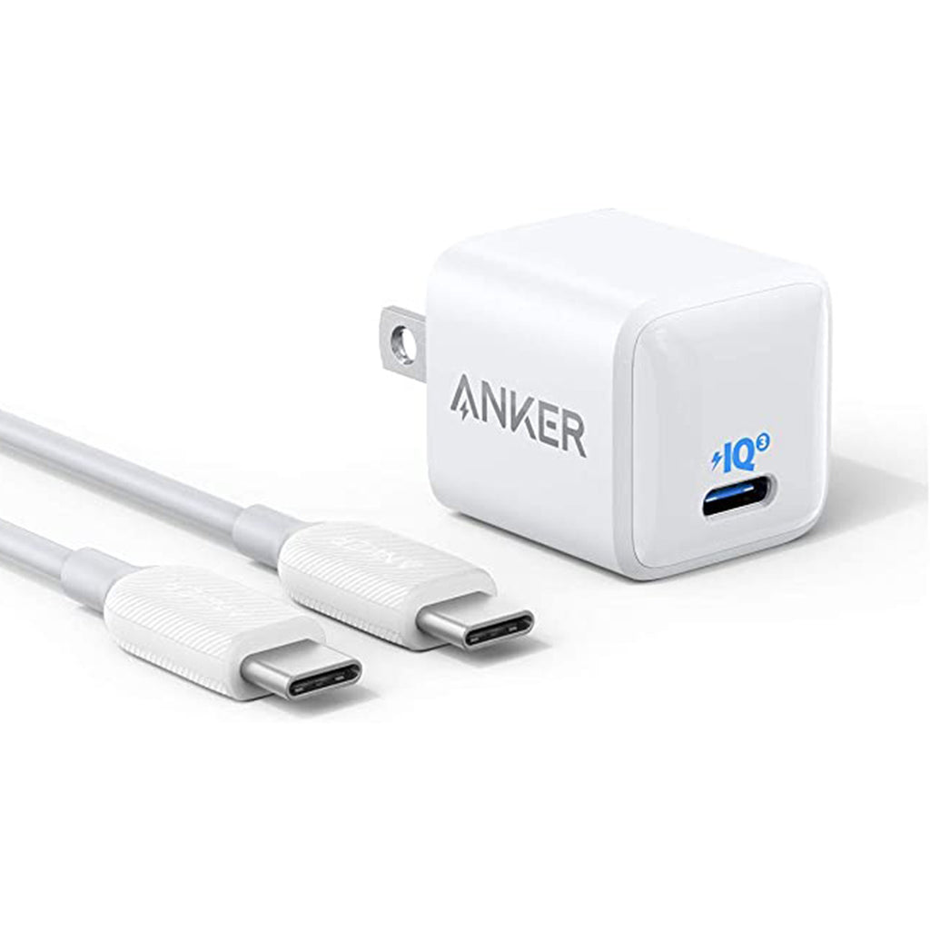 Anker  Powerport 18W PD Nano + Powerline  3' USB-C To Lightening