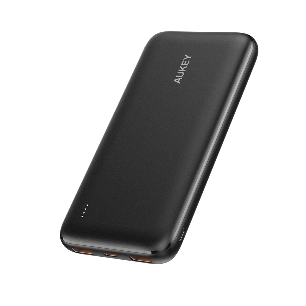 Aukey 10,000 MAH PD 20W USB-C Power Bank with USB-A to USB-C Cable PB-N73S - Black