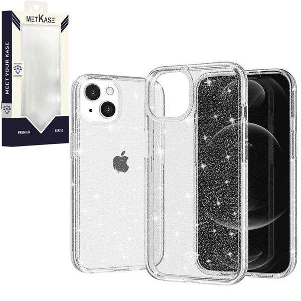 Metkase Magnetic Glitter Ultra Thick 3Mm Transparent Hybrid In Slide-Out Package For iPhone 11 - Clear