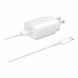 Samsung 25W Travel Adapter W/ Cable -  White