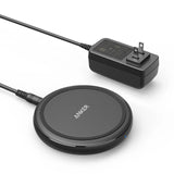 Anker Powerwave II Wireless Charging Pad With Power Adapter (Online) - Black