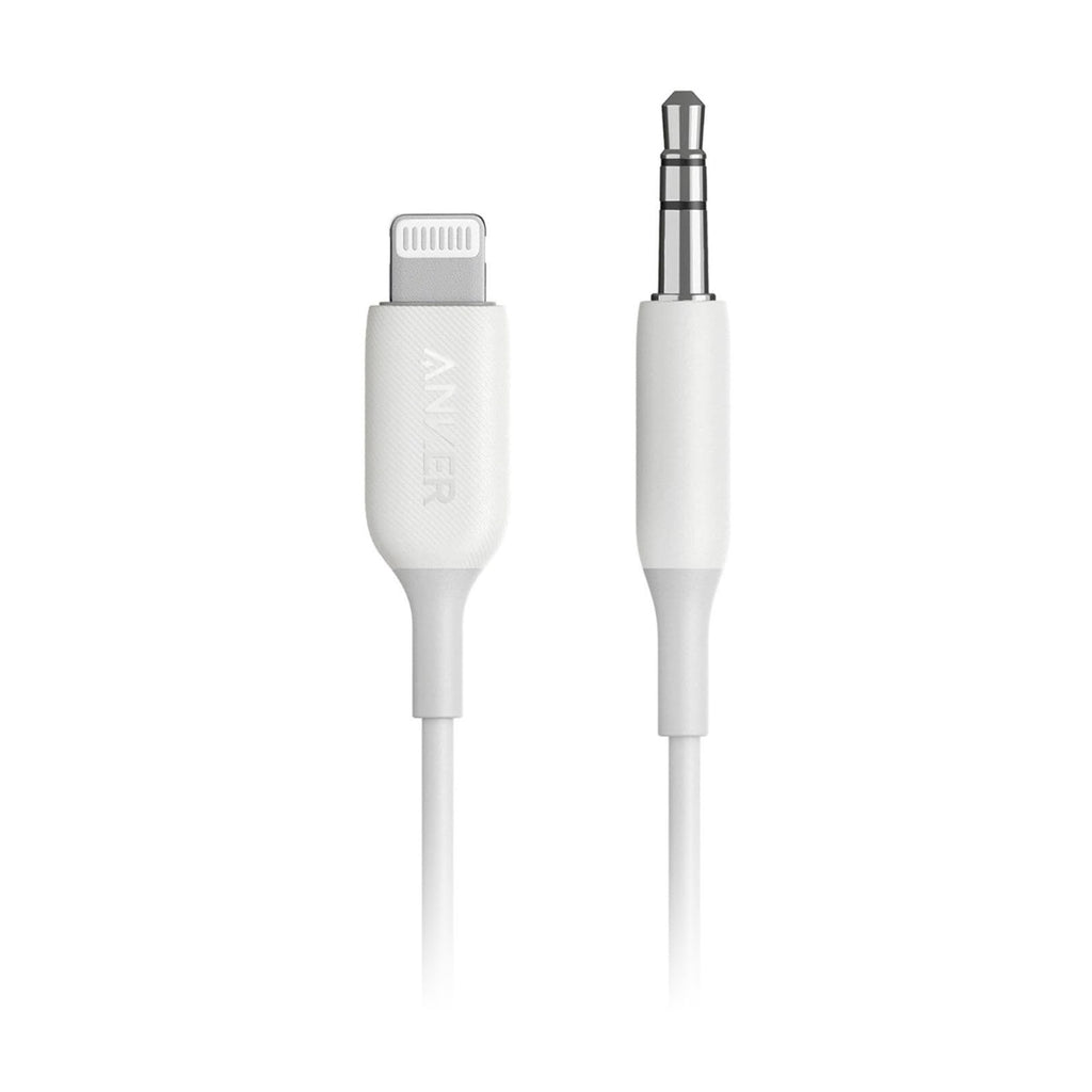 Anker 3.5mm Audio Adapter with Lightning Connector - White
